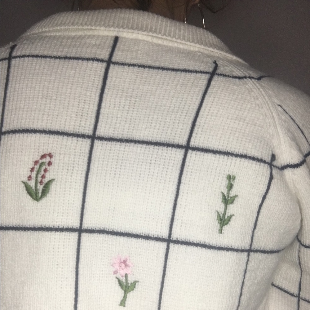 💐VTG 60s acrylic button down sweater - Picture 7 of 11